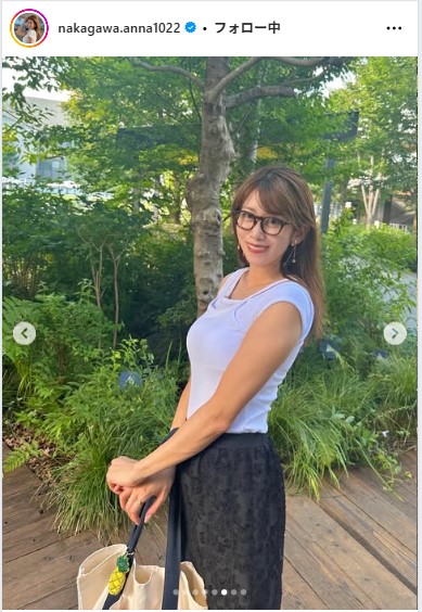 中川安奈のインスタグラムから