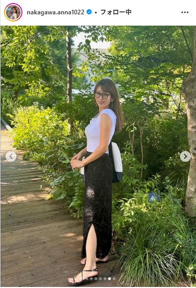 中川安奈のインスタグラムから