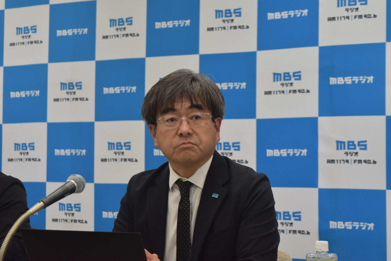 原厳一郎MBSラジオ社長（2025年1月撮影）