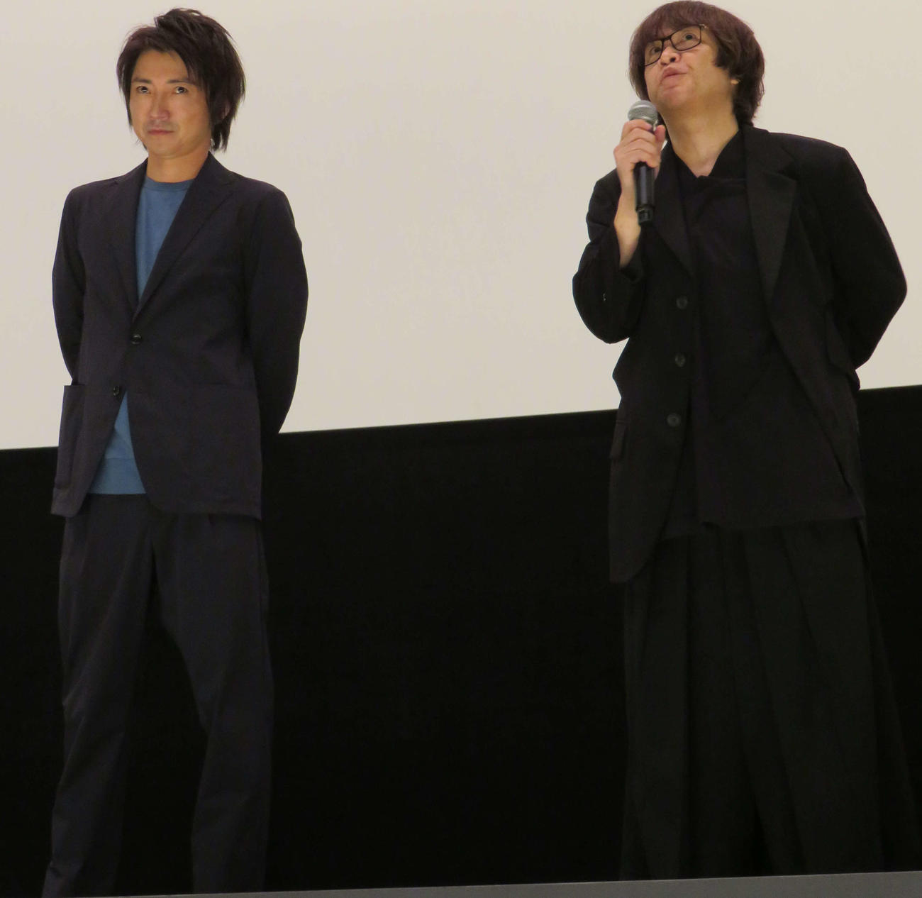 「バトル・ロワイアル」上映前舞台あいさつに登壇した藤原竜也（撮影・村上幸将）