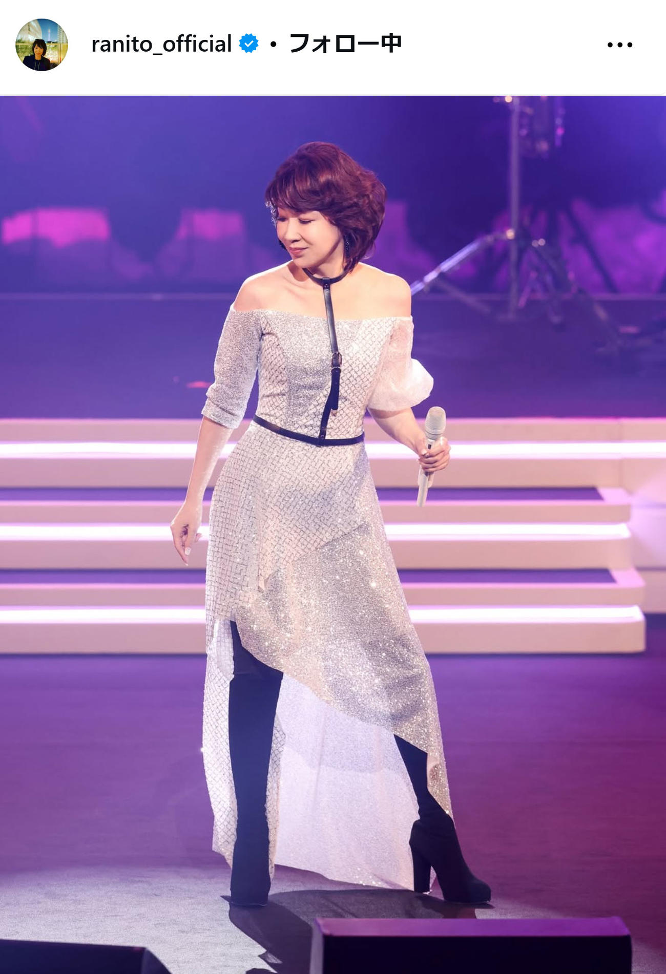 伊藤蘭のインスタグラムから
