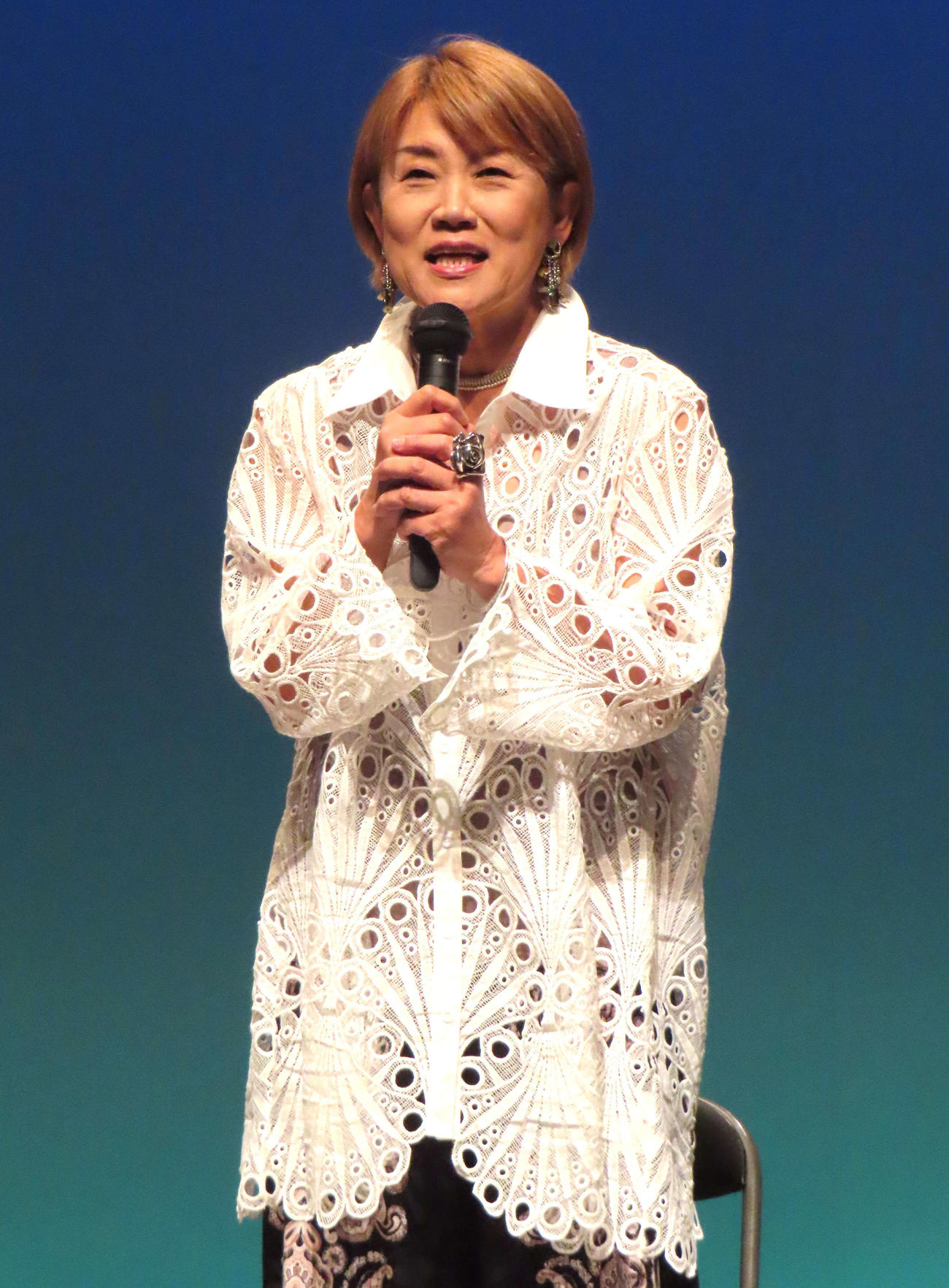 「Room NO．925　第1回公演『ジャニス』」取材会に登壇した山田邦子