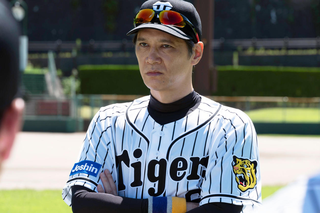 映画「栄光のバックホーム」で金本知憲さんを演じる加藤雅也（C）2025「栄光のバックホーム」製作委員会