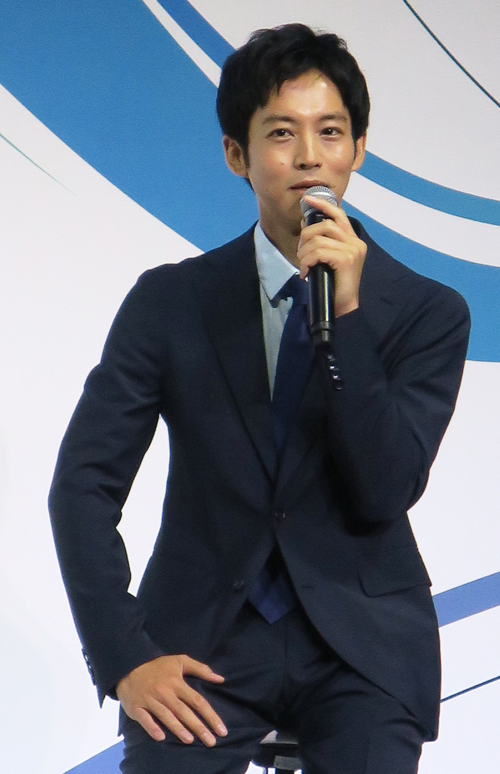 「ソニー生命　新ブランドアンバサダー・CM発表会」に登場した松坂桃李