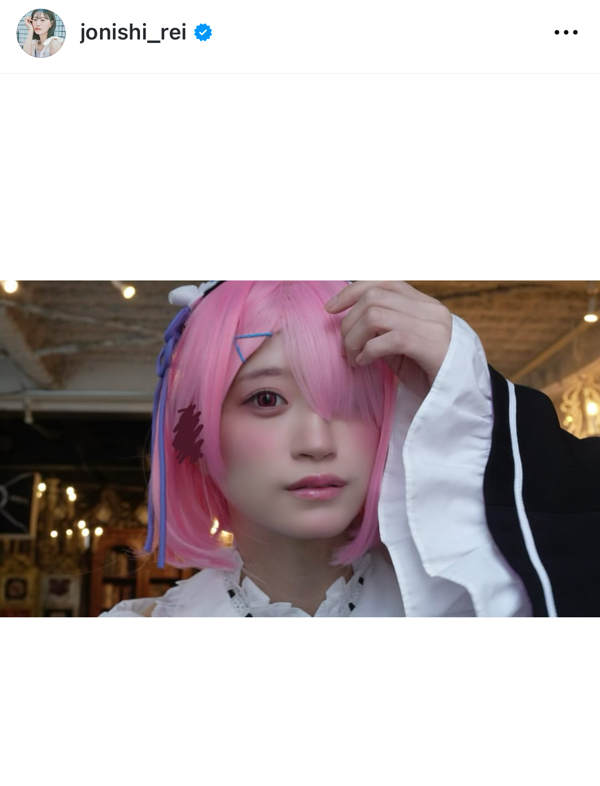 上西怜のインスタグラムから