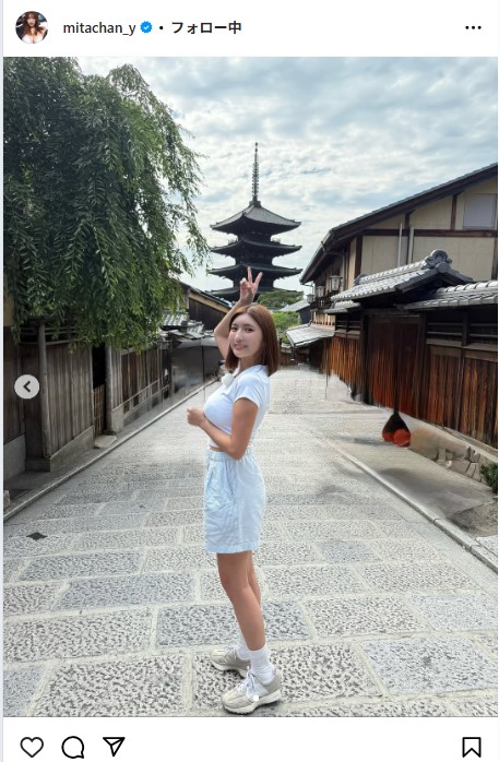 三田悠貴のインスタグラムから