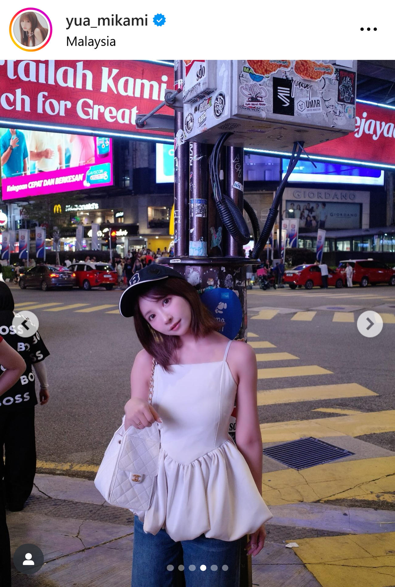 三上悠亜のインスタグラムから