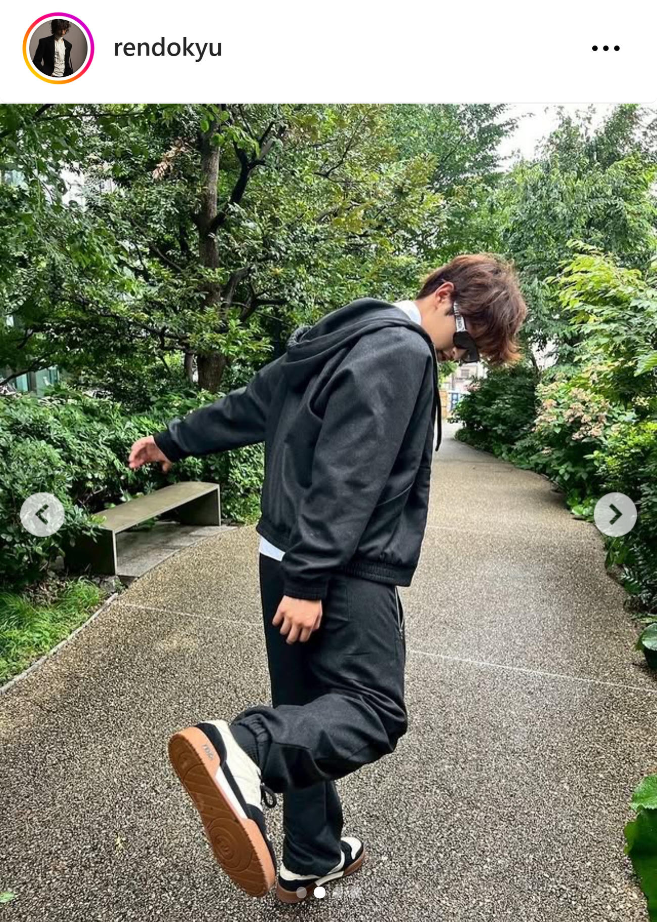 道休蓮のインスタグラムから