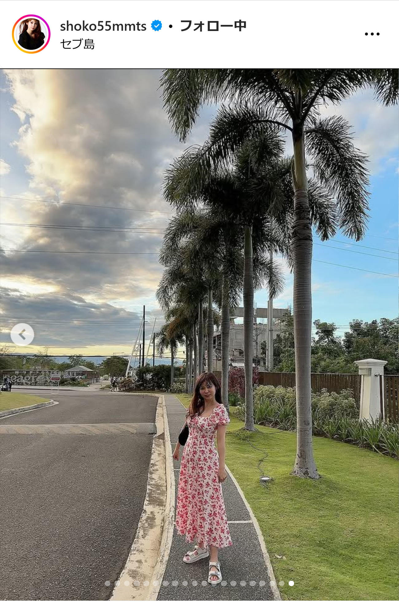 中川翔子のインスタグラムから