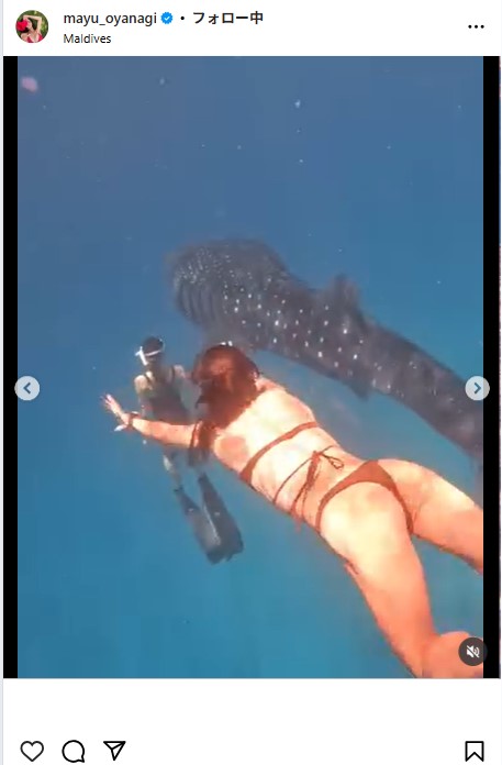 大柳麻友のインスタグラムから