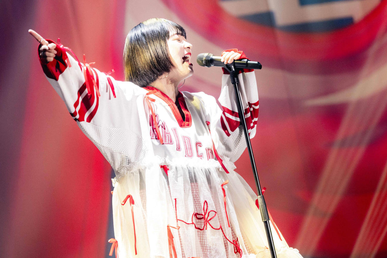 「ASOBI EXPO」に出演した近藤夏子（ヨシモリユウナ氏、金谷龍之介氏撮影）