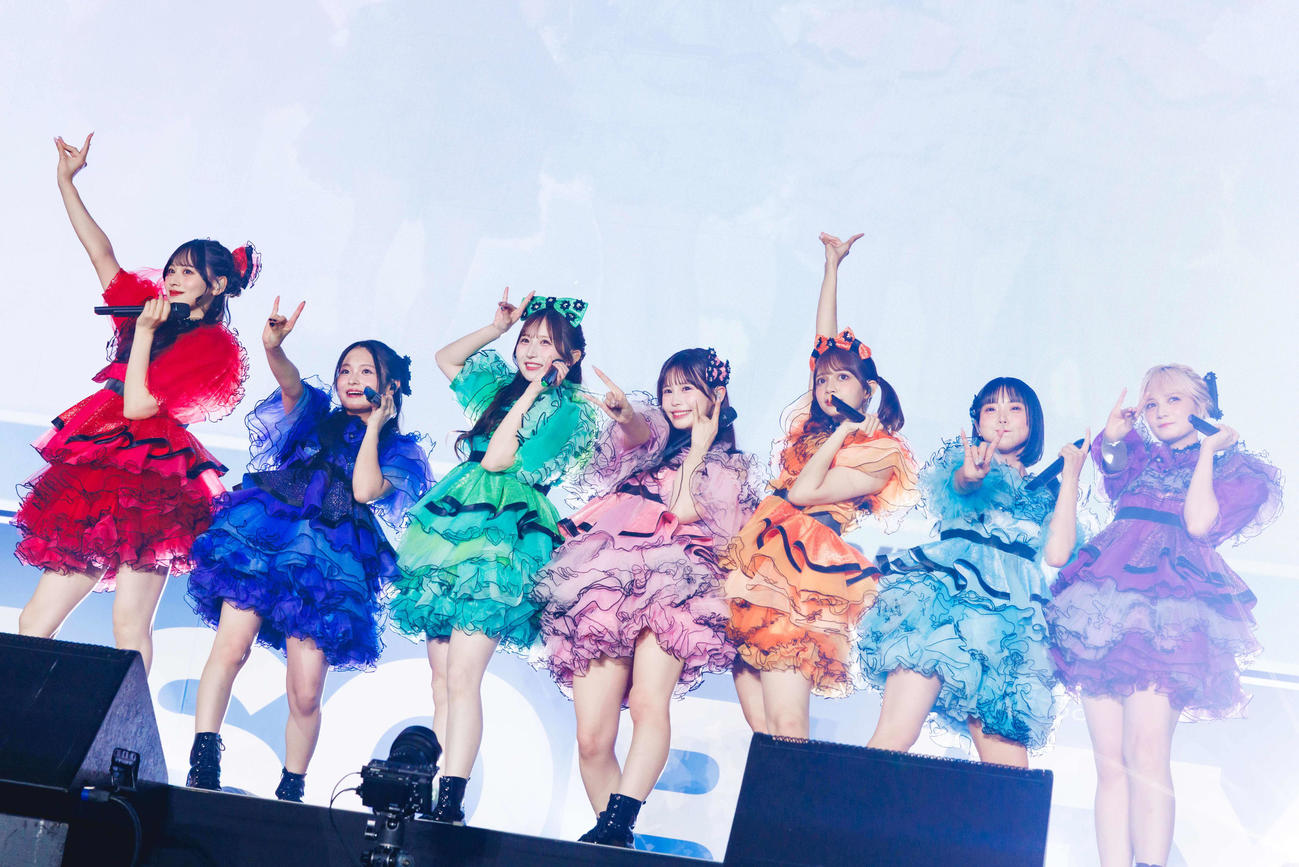 「ASOBI EXPO」に出演したCANDY TUNE（ヨシモリユウナ氏、金谷龍之介氏撮影）