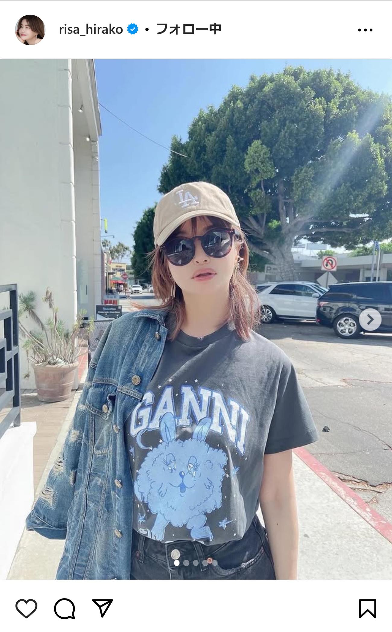 平子理沙のインスタグラムから