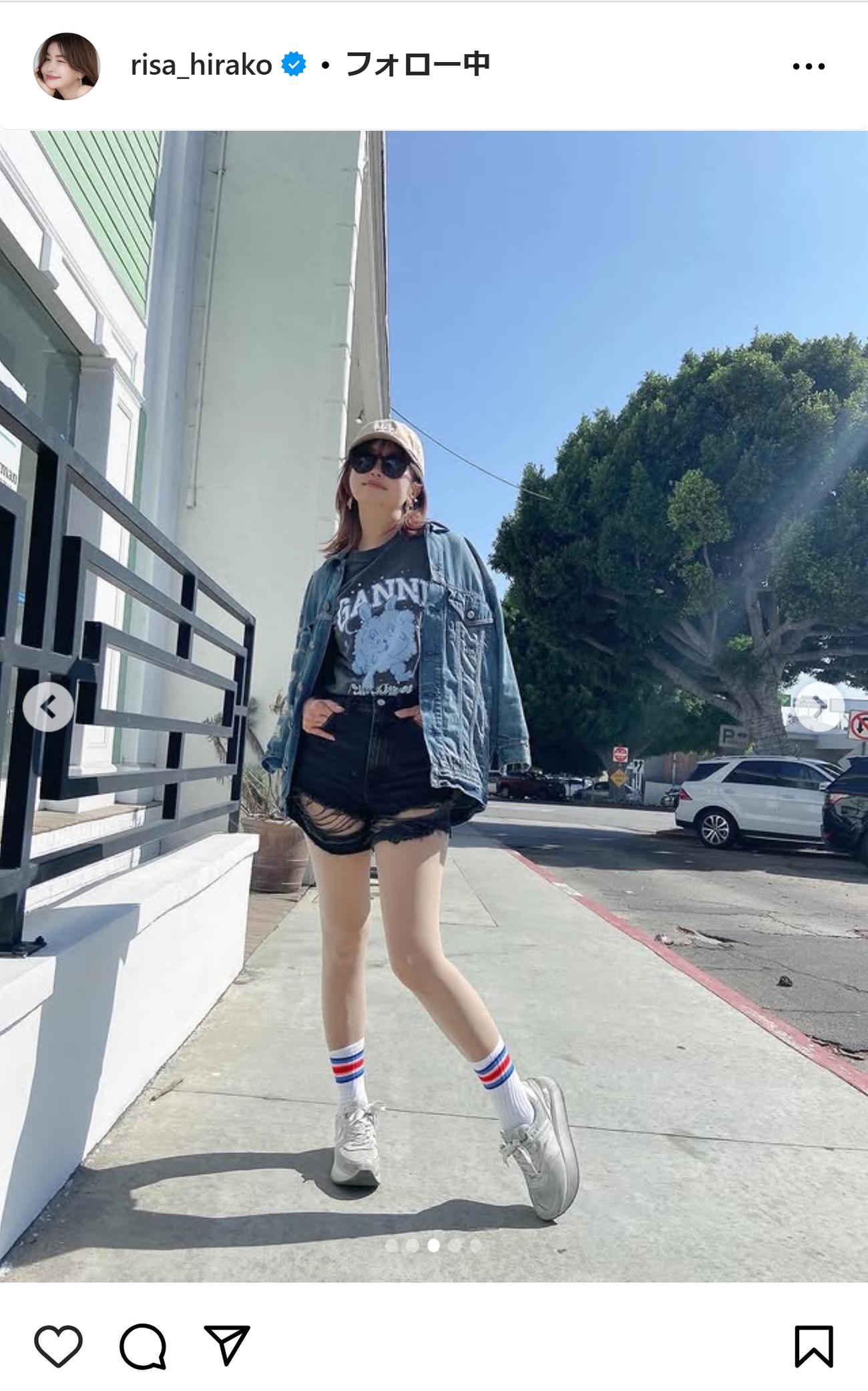 平子理沙のインスタグラムから