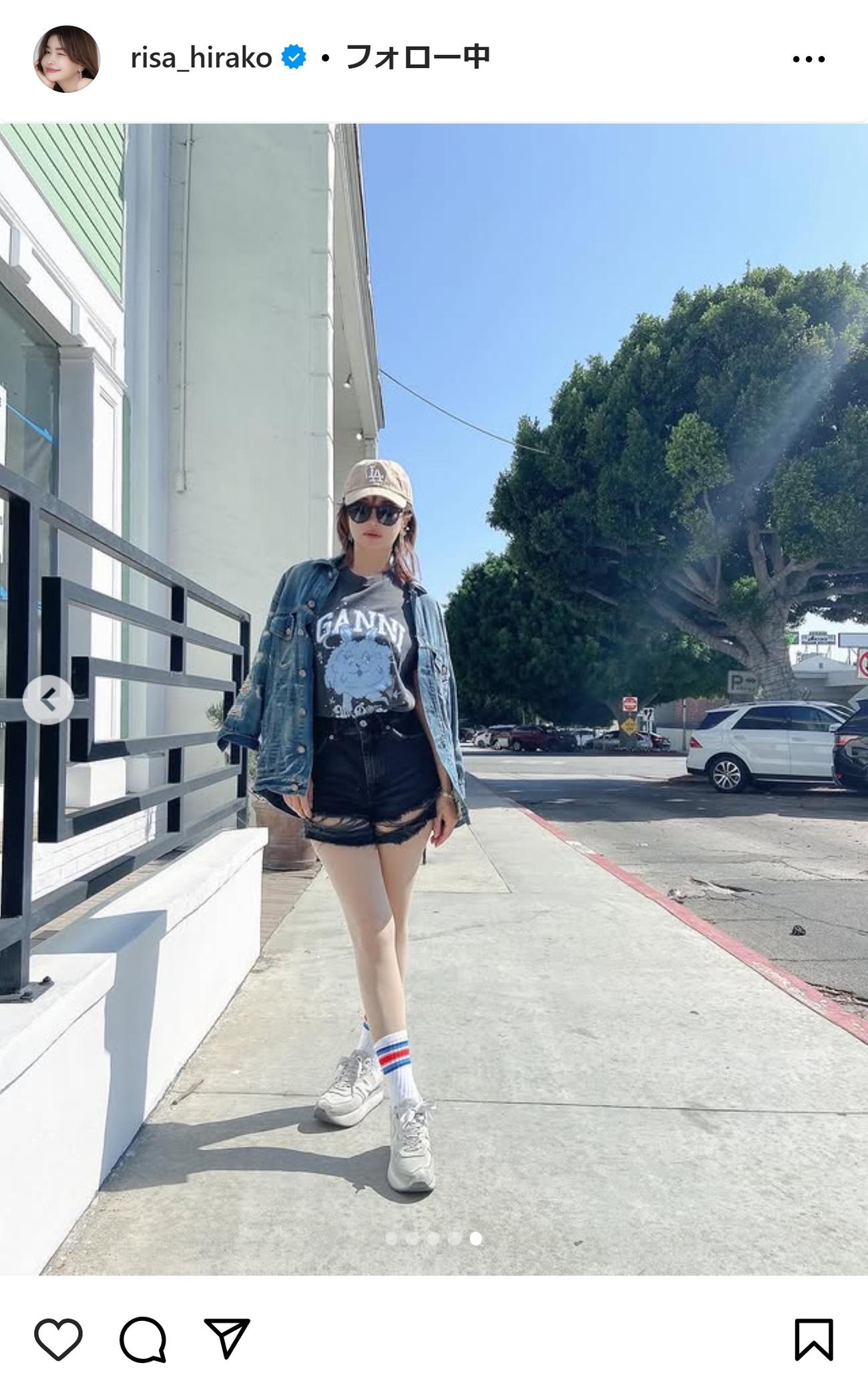 平子理沙のインスタグラムから