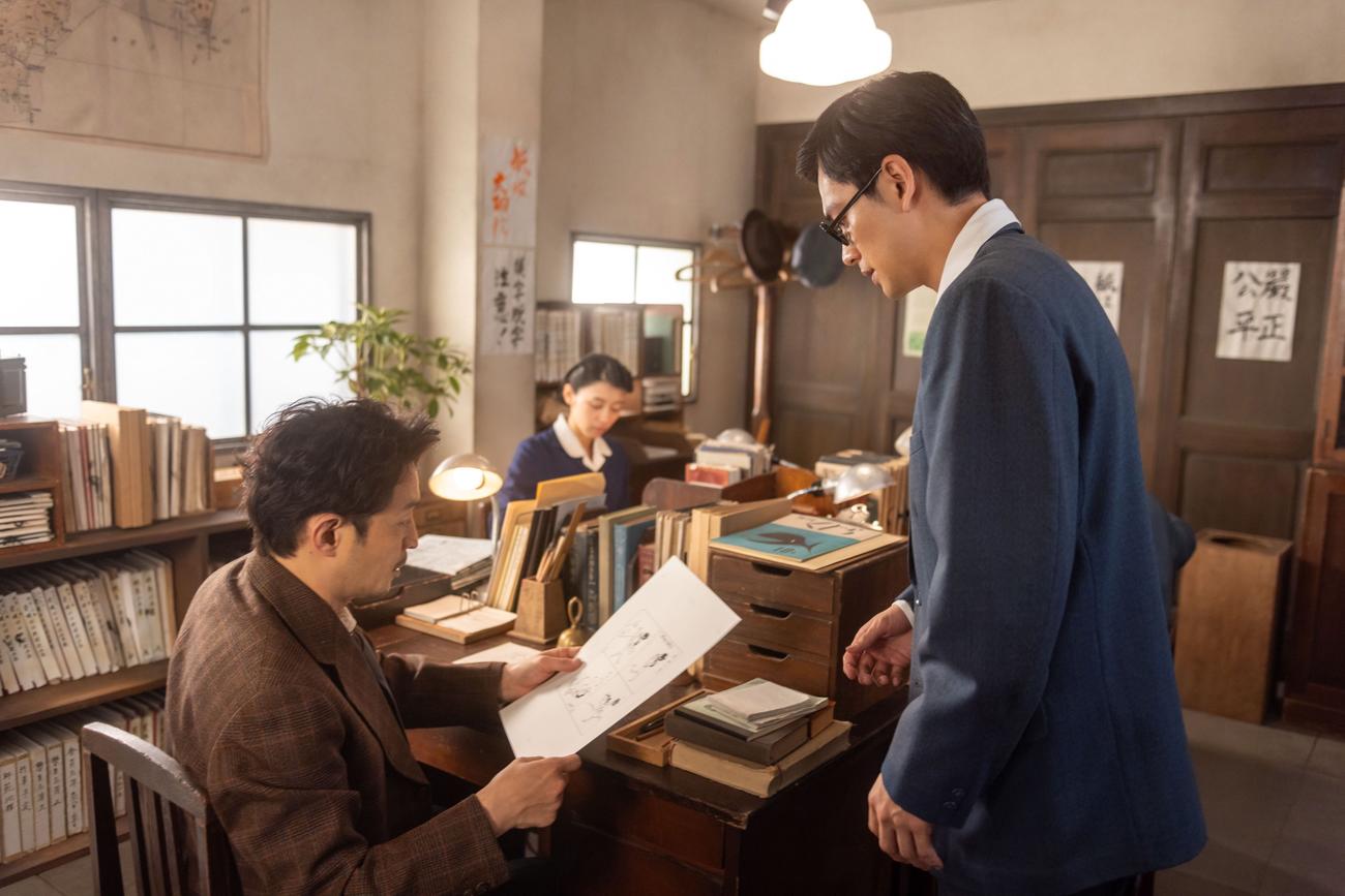 NHK連続テレビ小説「あんぱん」の1場面（C）NHK