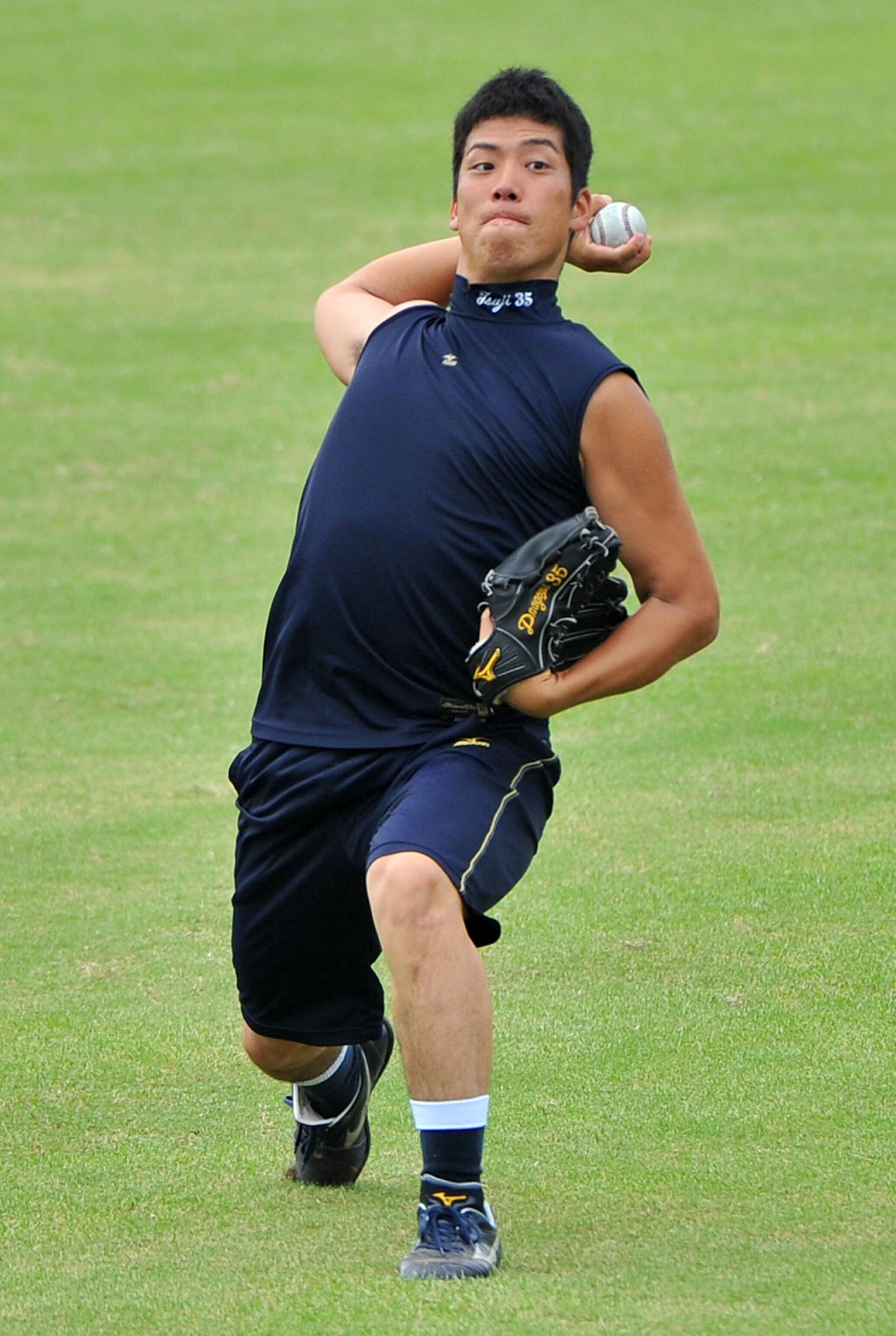 元中日の辻孟彦（2014年10月撮影）