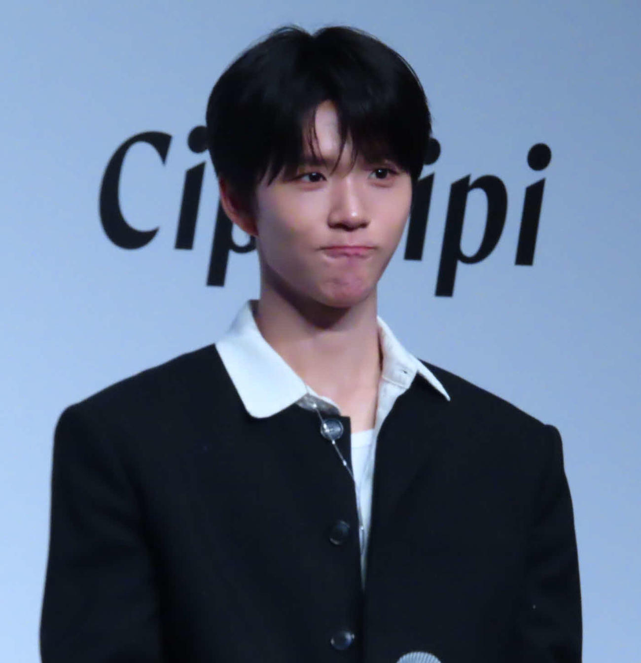 「CipiCipi」新アンバサダー就任発表会に出席したNCT WISHジェヒ