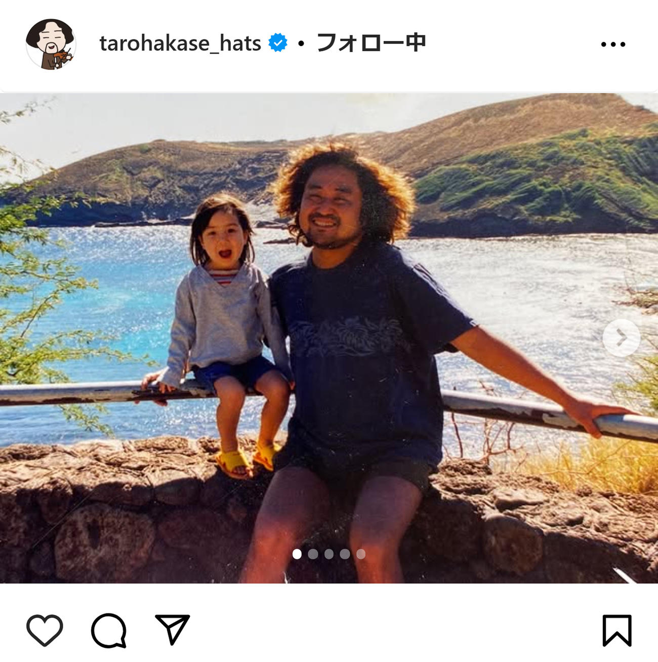 葉加瀬太郎のインスタグラムから