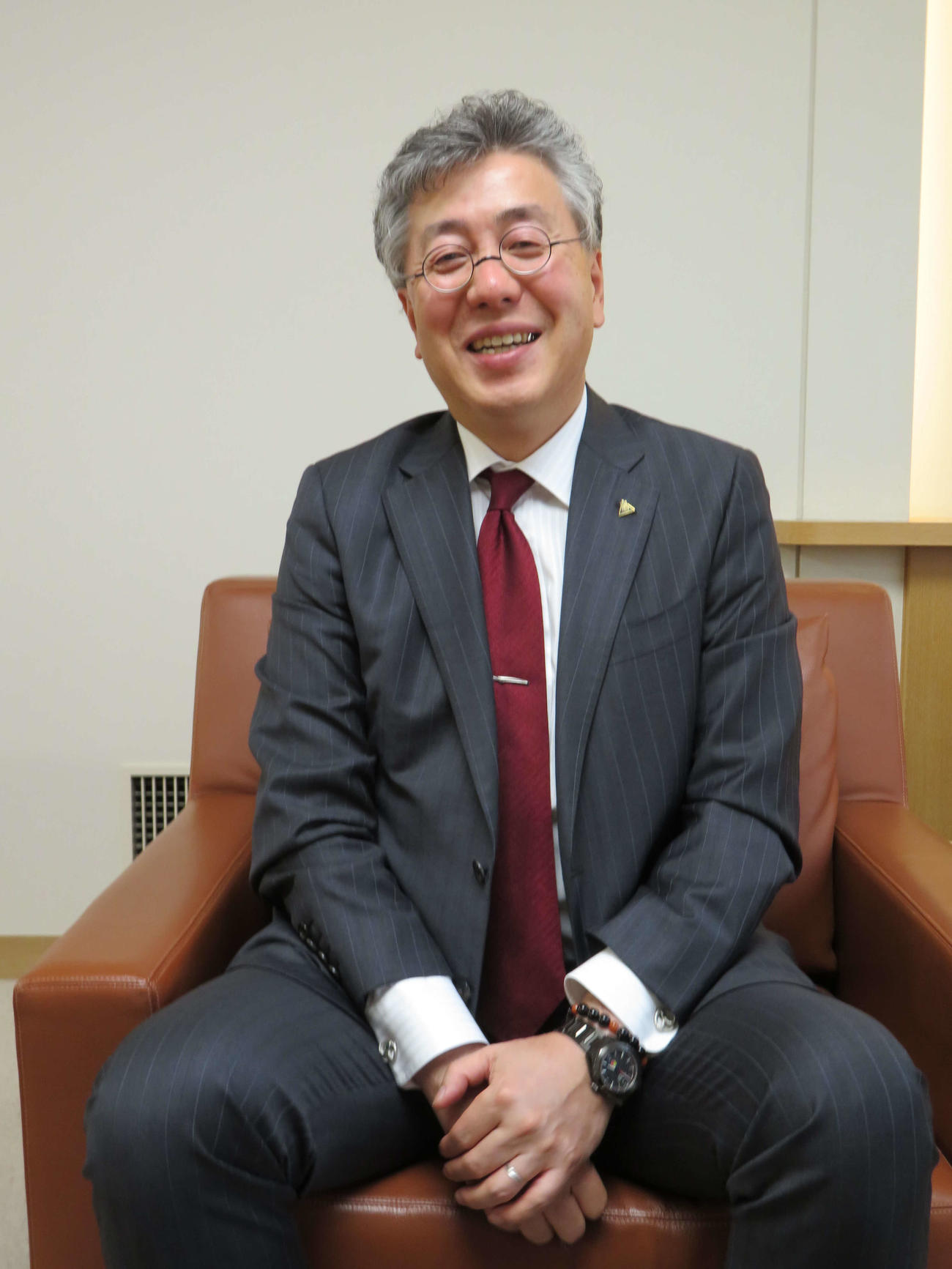 丸の内TOEI閉館に当たって取材に応じた東映・吉村文雄社長（撮影・村上幸将）