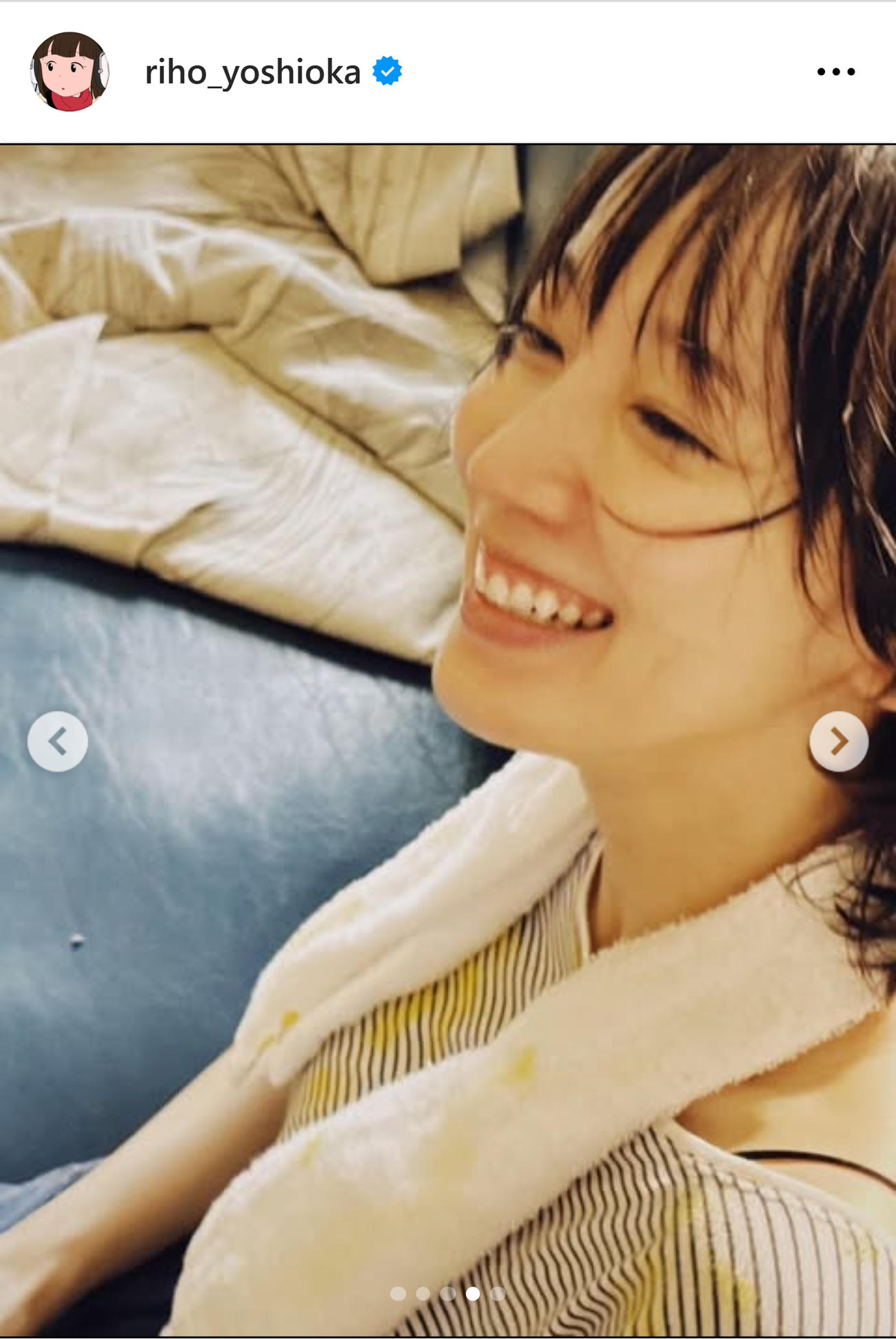吉岡里帆のインスタグラムから