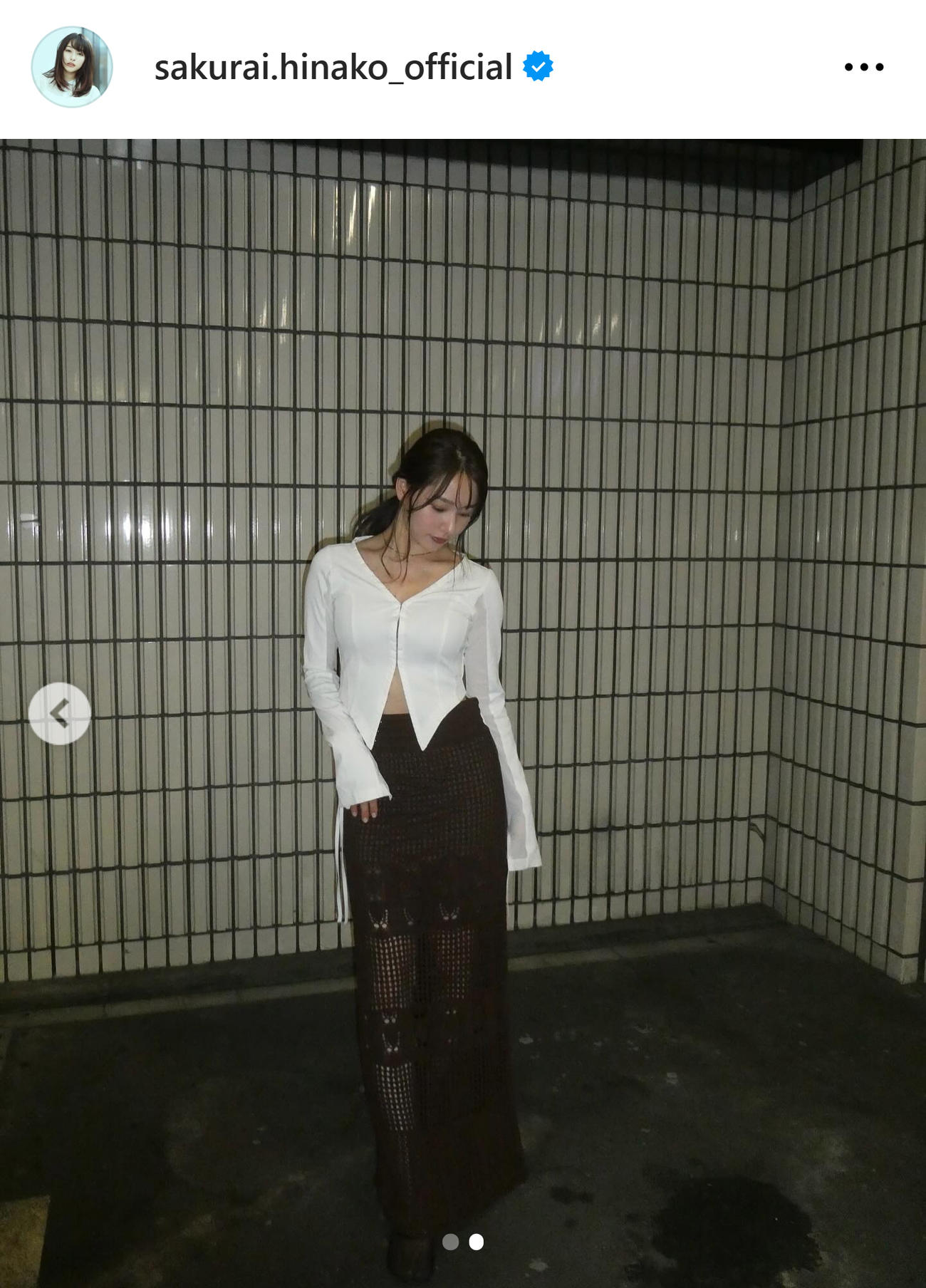 桜井日奈子のインスタグラムから