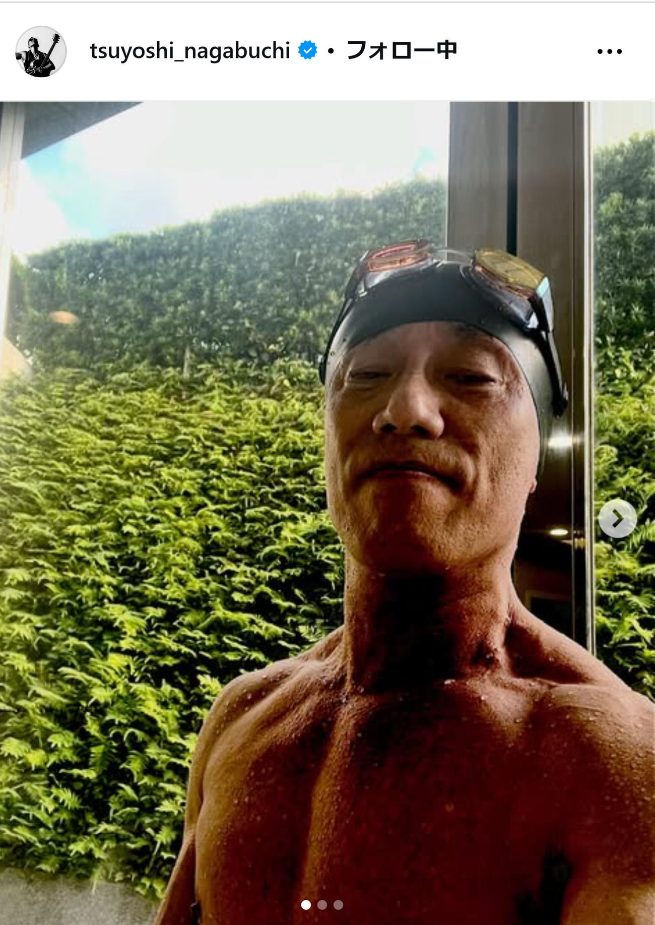 長渕剛のインスタグラムから