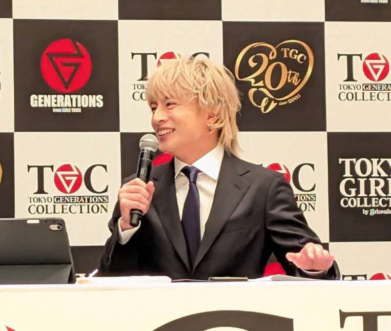 「TOKYO GENERATIONS COLLECTION」記者会見に出席した白濱亜嵐