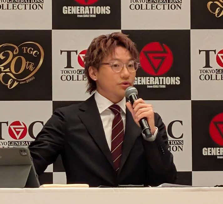 「TOKYO GENERATIONS COLLECTION」記者会見に出席した小森隼