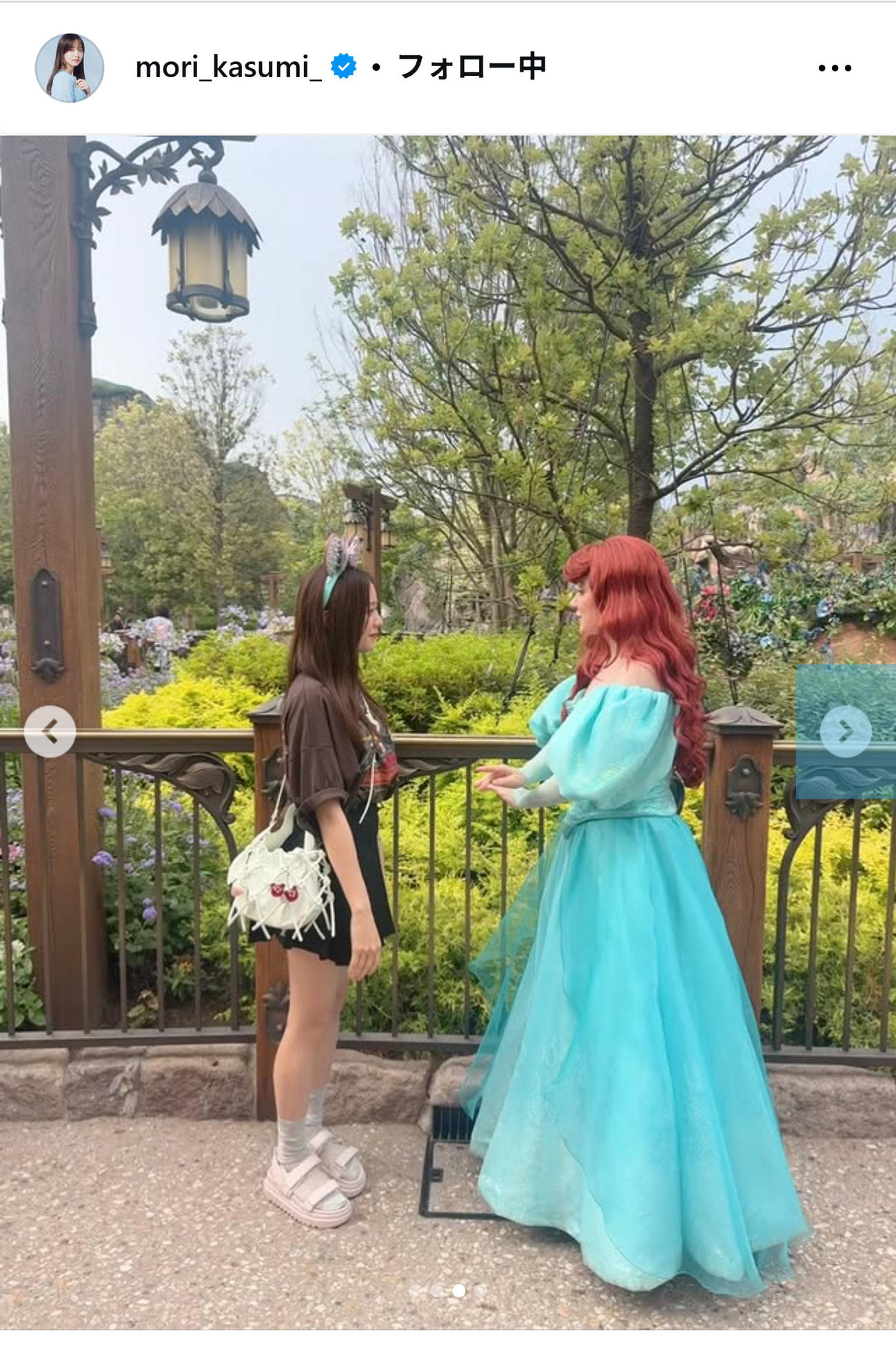 森香澄のインスタグラムから