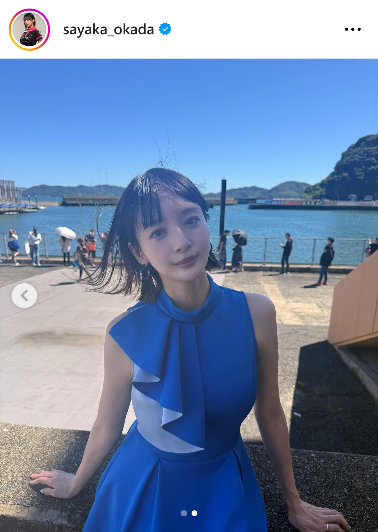 岡田紗佳のインスタグラムから