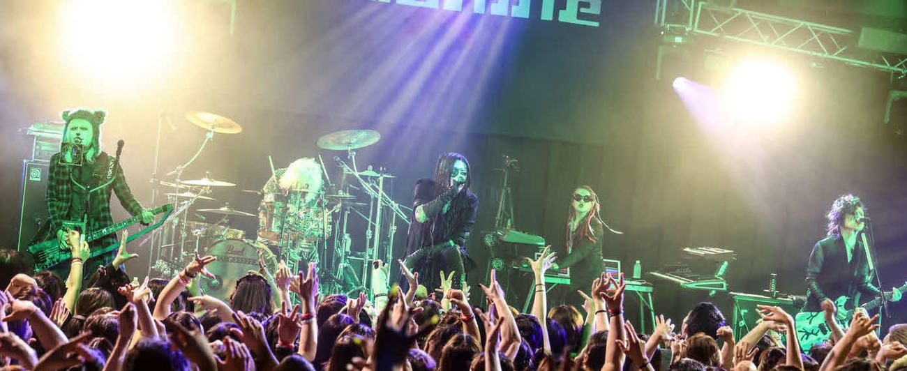 ロックユニット、machineのライブ風景