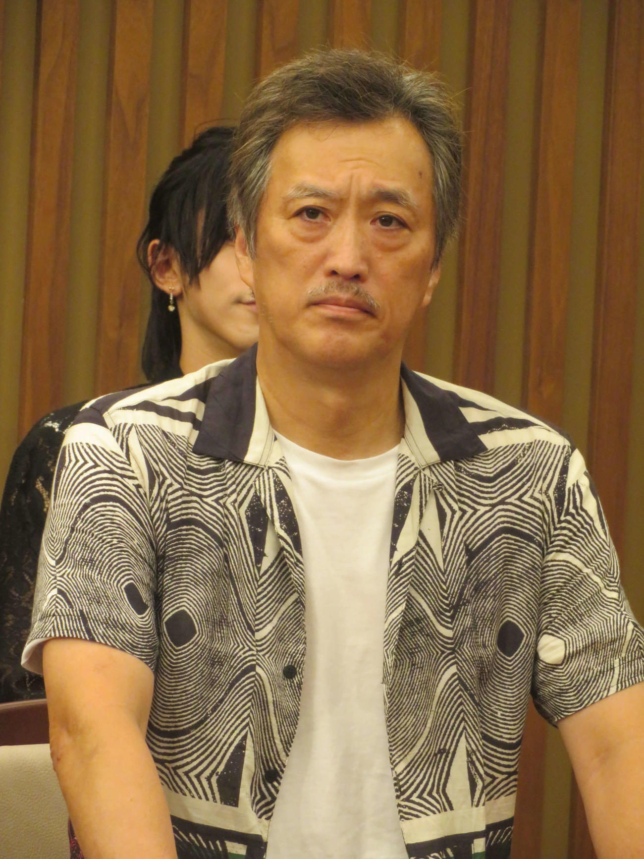 「リア王2025」制作発表会見に出席した大鶴義丹（撮影・川田和博）