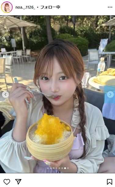 希空のインスタグラムから