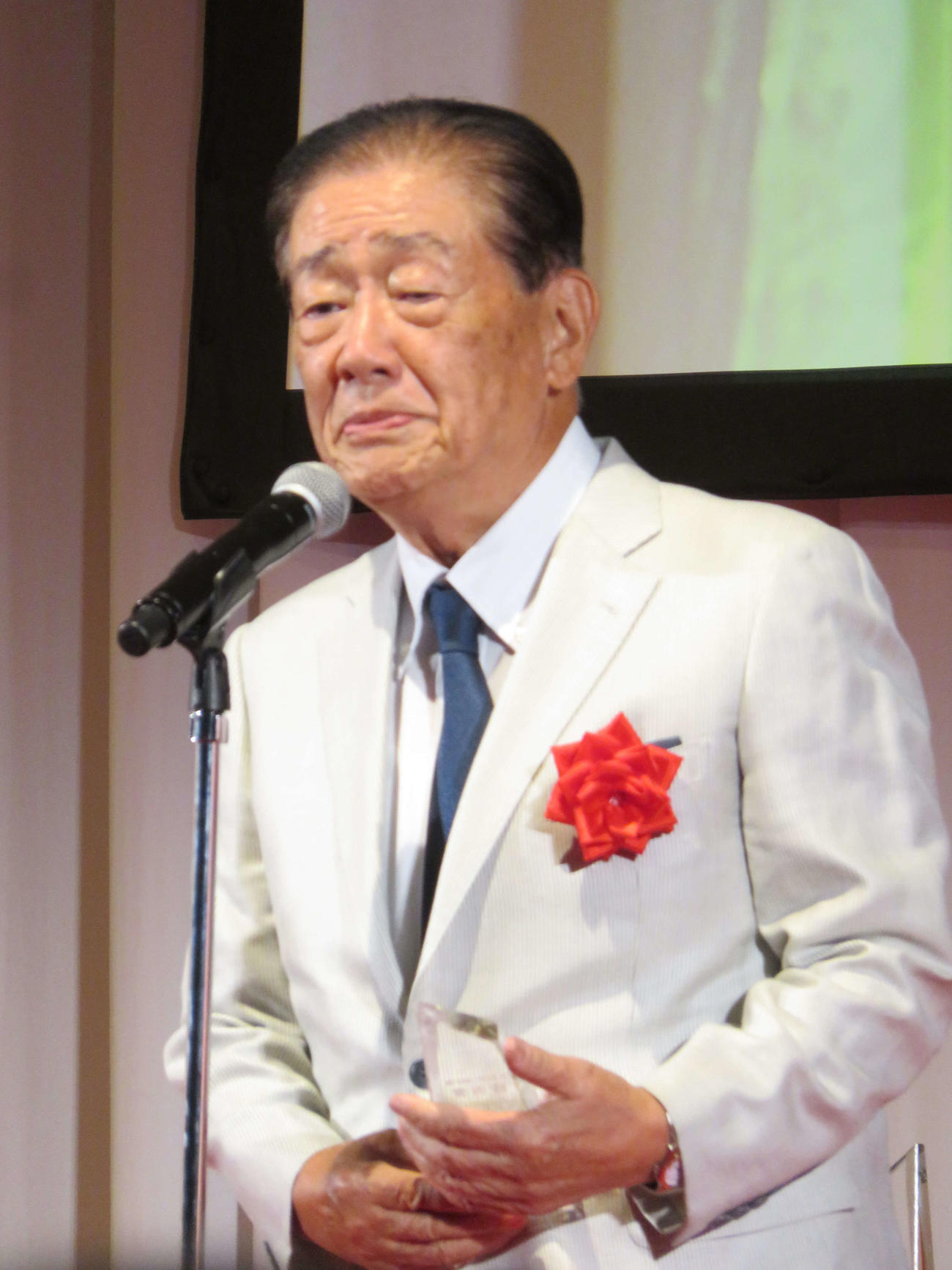 第41回ATP賞テレビグランプリ受賞式で特別賞を受賞した関口宏
