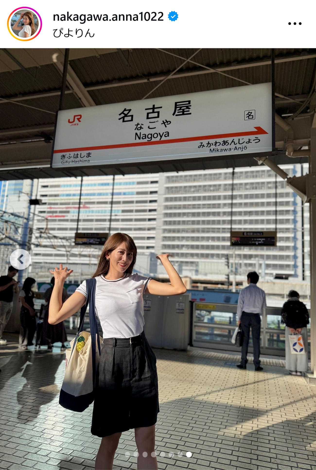 中川安奈のインスタグラムから
