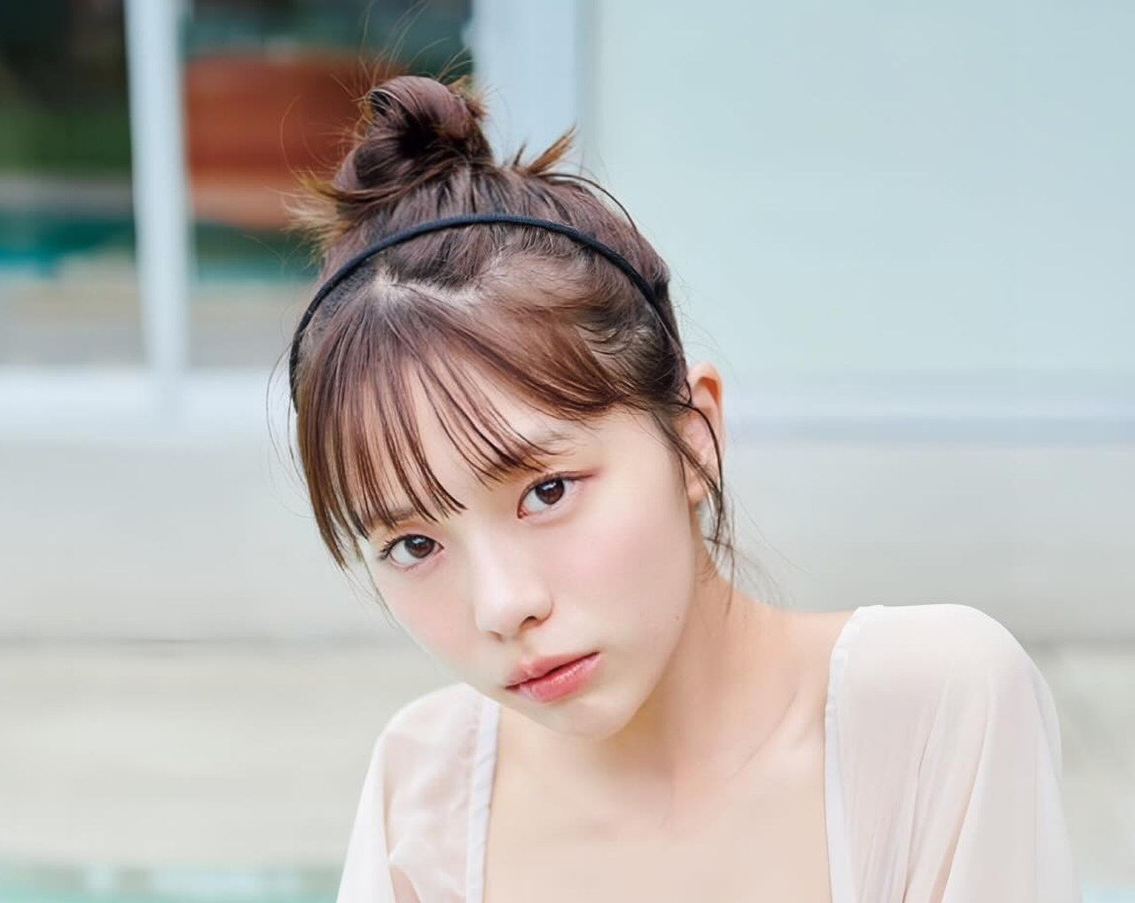 水着姿の菊地姫奈（菊地姫奈のインスタグラムから）