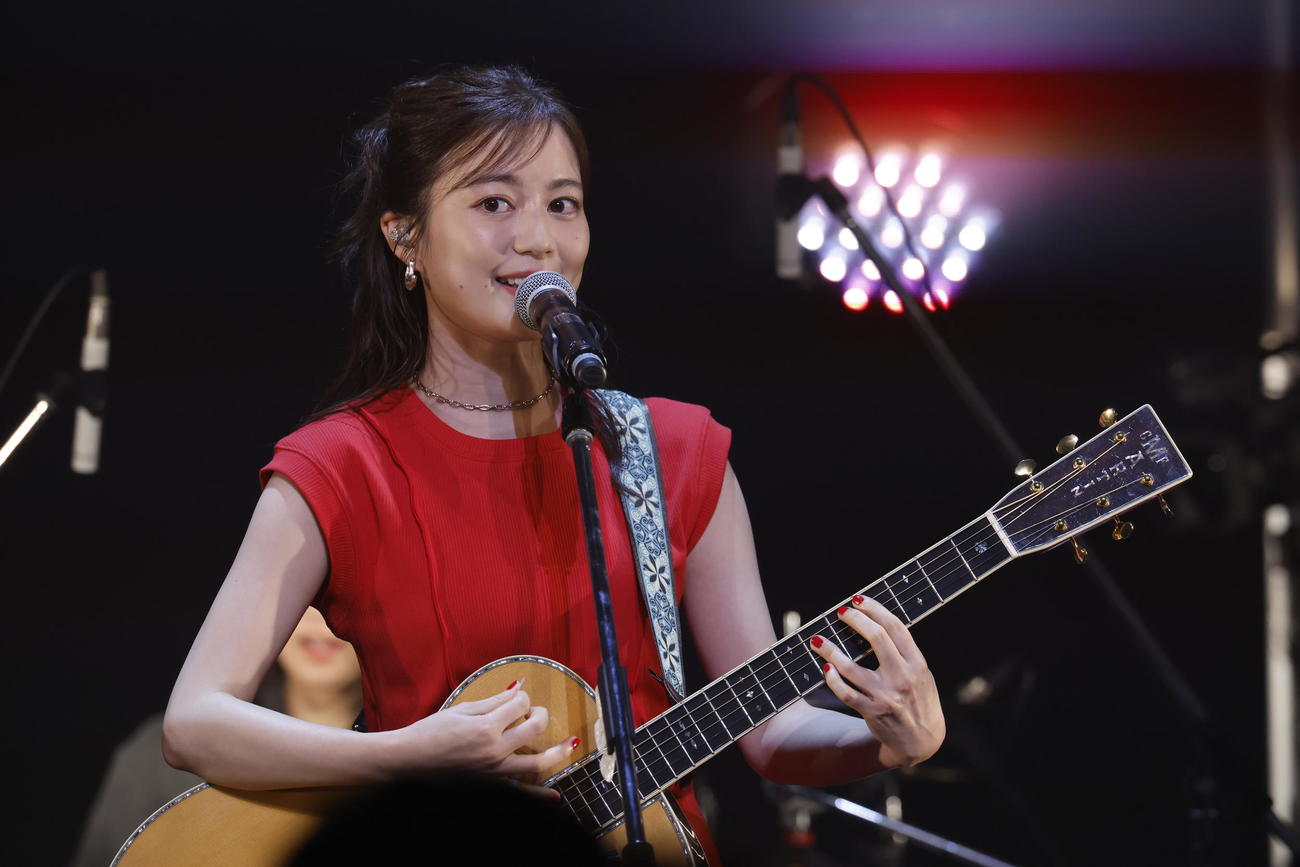三ツ矢サイダーPresents「澄み切る！夏のIKUSHAMO　トーク＆ライブ」を行った生田絵梨花
