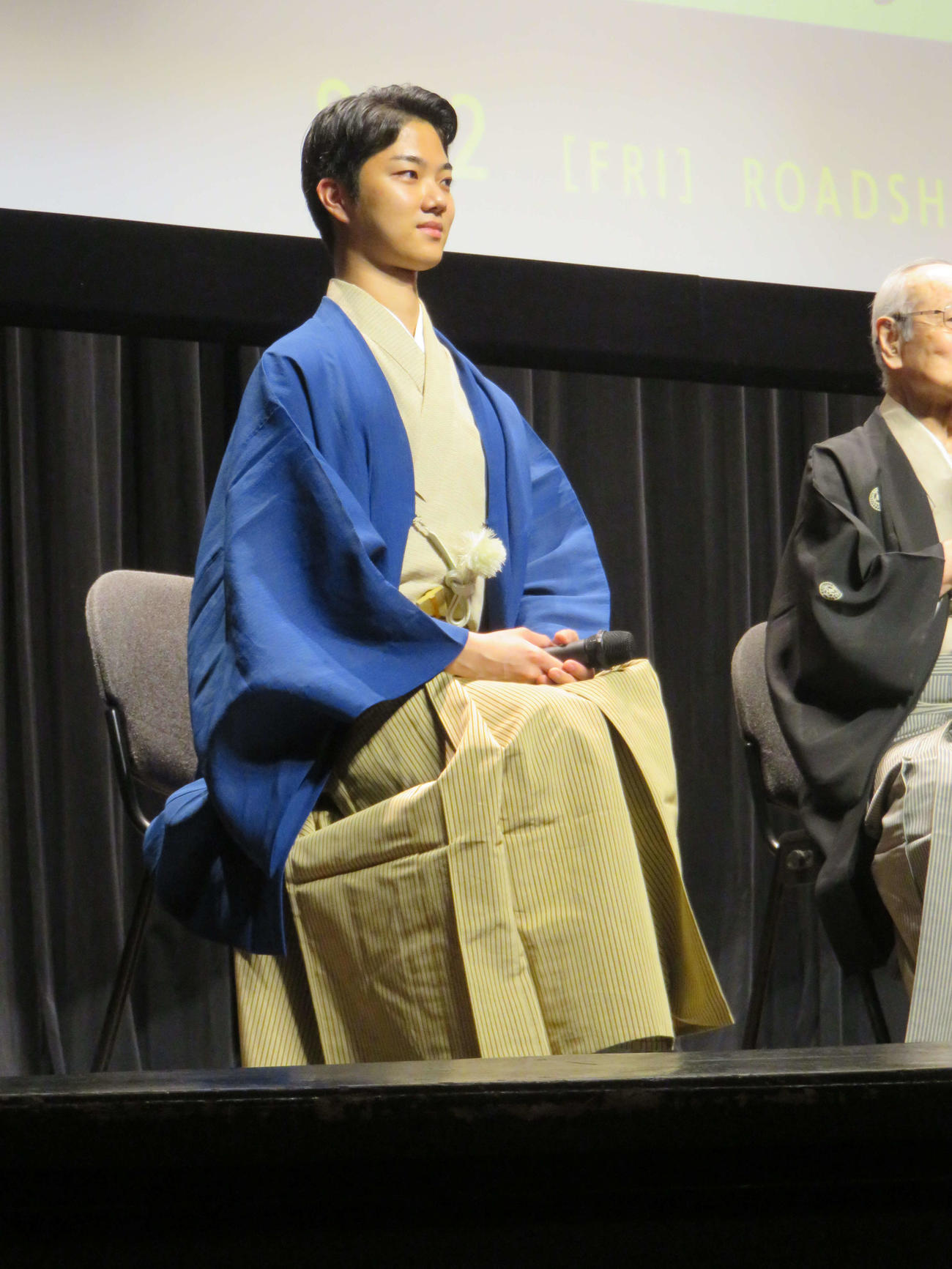 ドキュメンタリー映画「六つの顔」の完成披露試写会に登壇した野村裕基