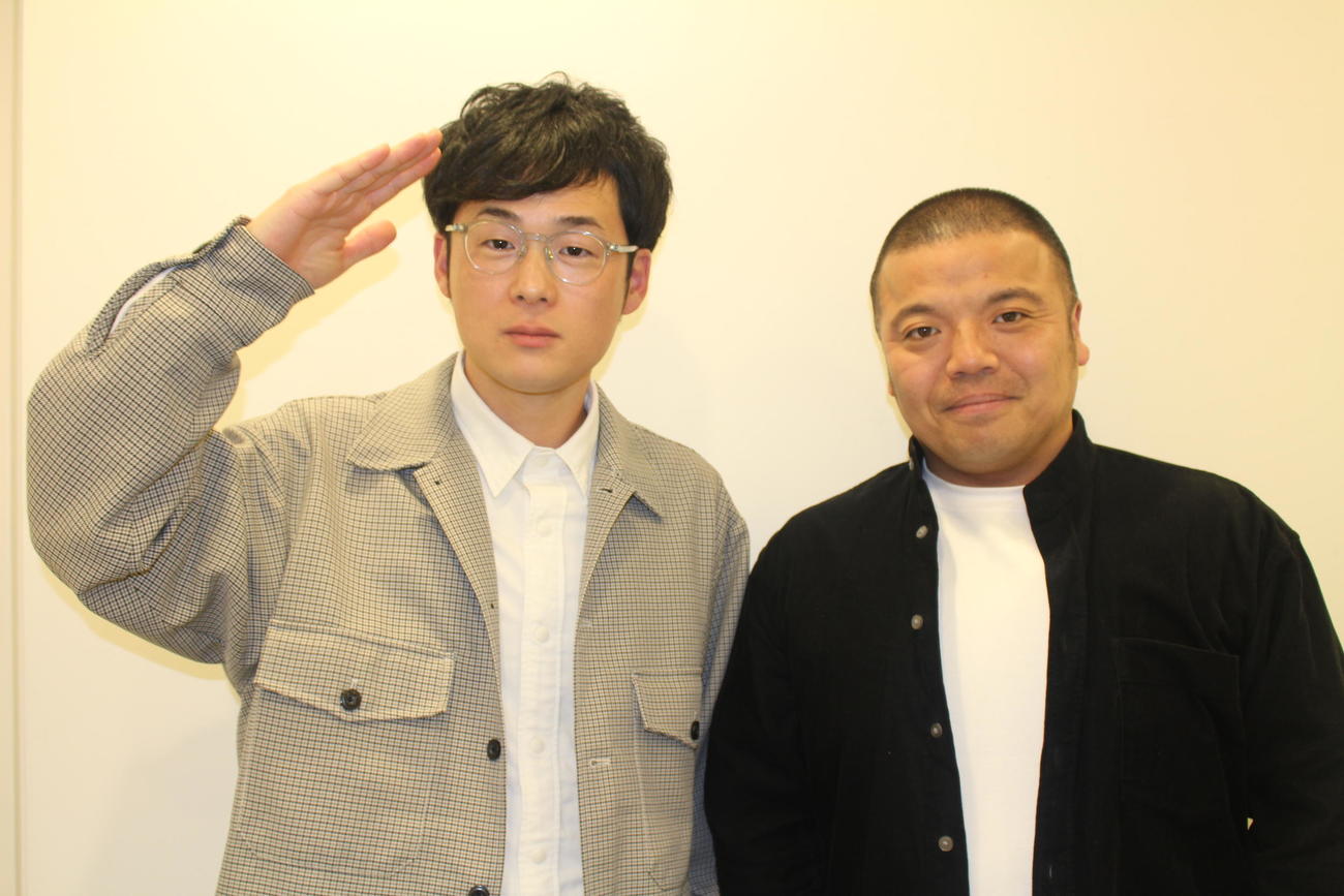 セルライトスパの肥後裕之（左）と大須賀健剛