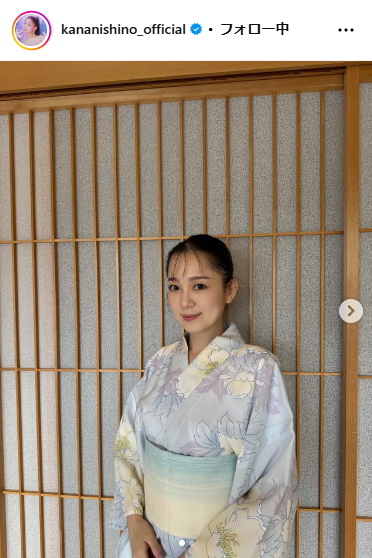西野カナのインスタグラムから