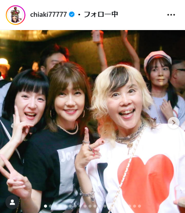 千秋のインスタグラムから