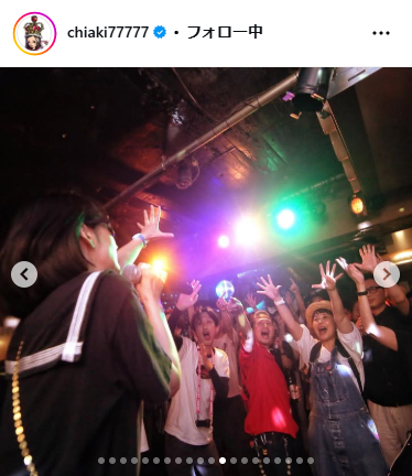 千秋のインスタグラムから