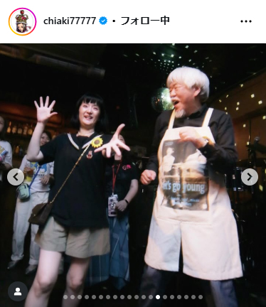千秋のインスタグラムから