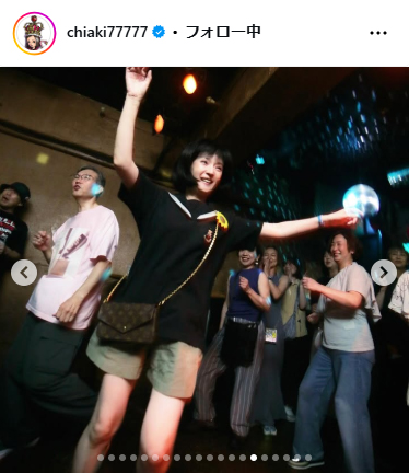 千秋のインスタグラムから