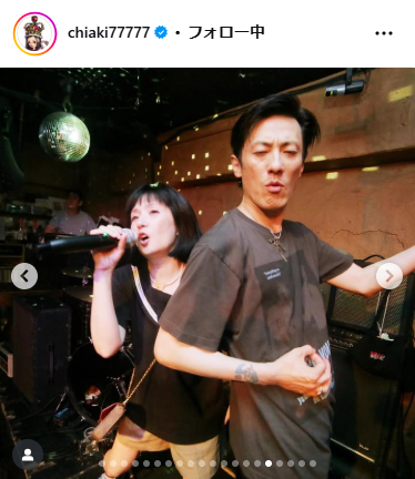 千秋のインスタグラムから