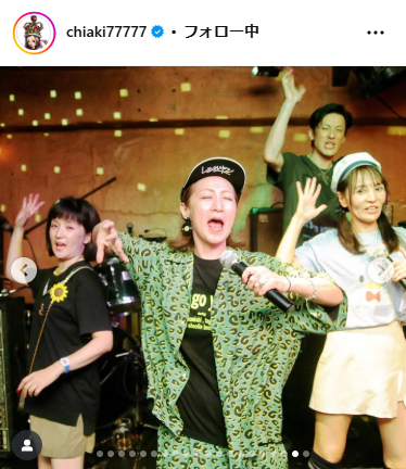 千秋のインスタグラムから