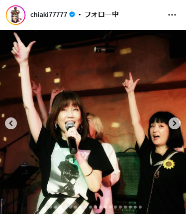 千秋のインスタグラムから