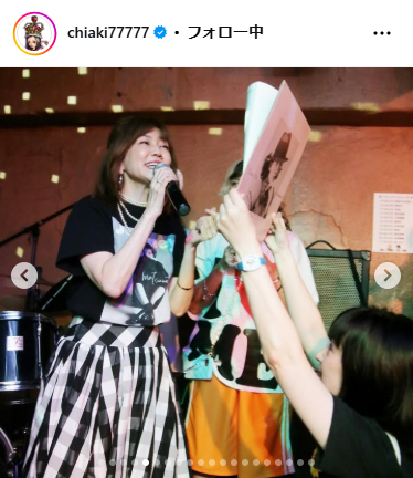 千秋のインスタグラムから