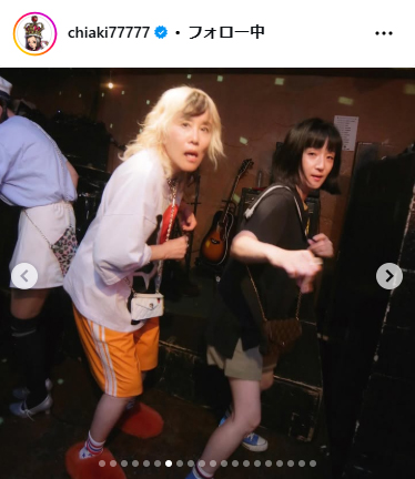 千秋のインスタグラムから